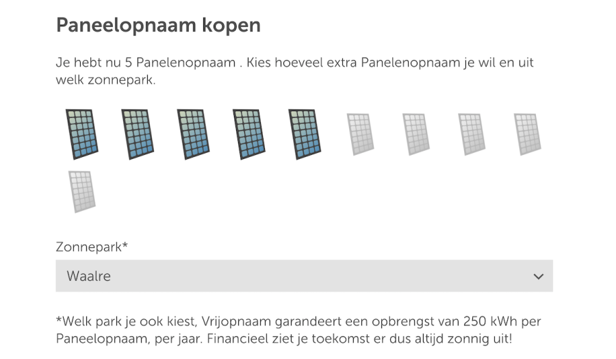 Paneelopnaam kopen via de Vrijopnaam-app